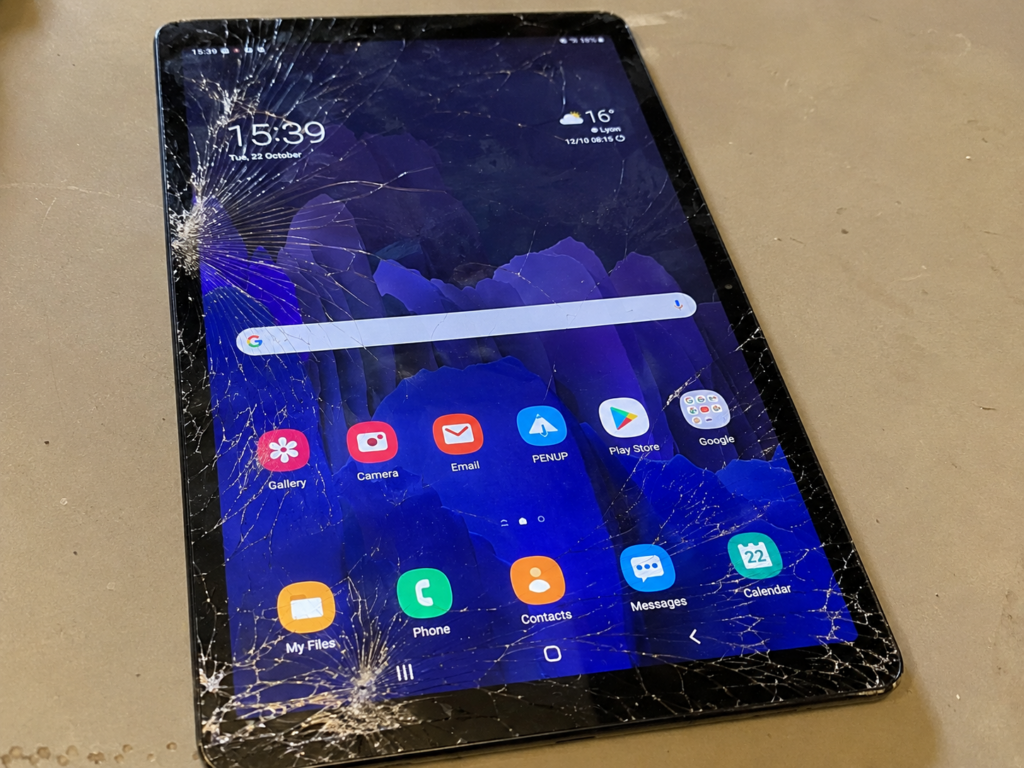 tablet before